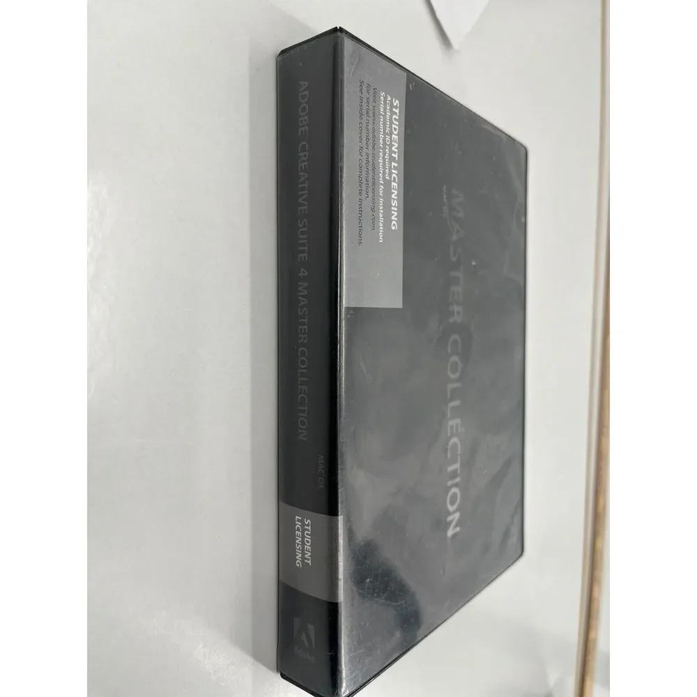 Adobe CreativeSuite 4 Master Collection Student w/‎ Serial Number MAC OS